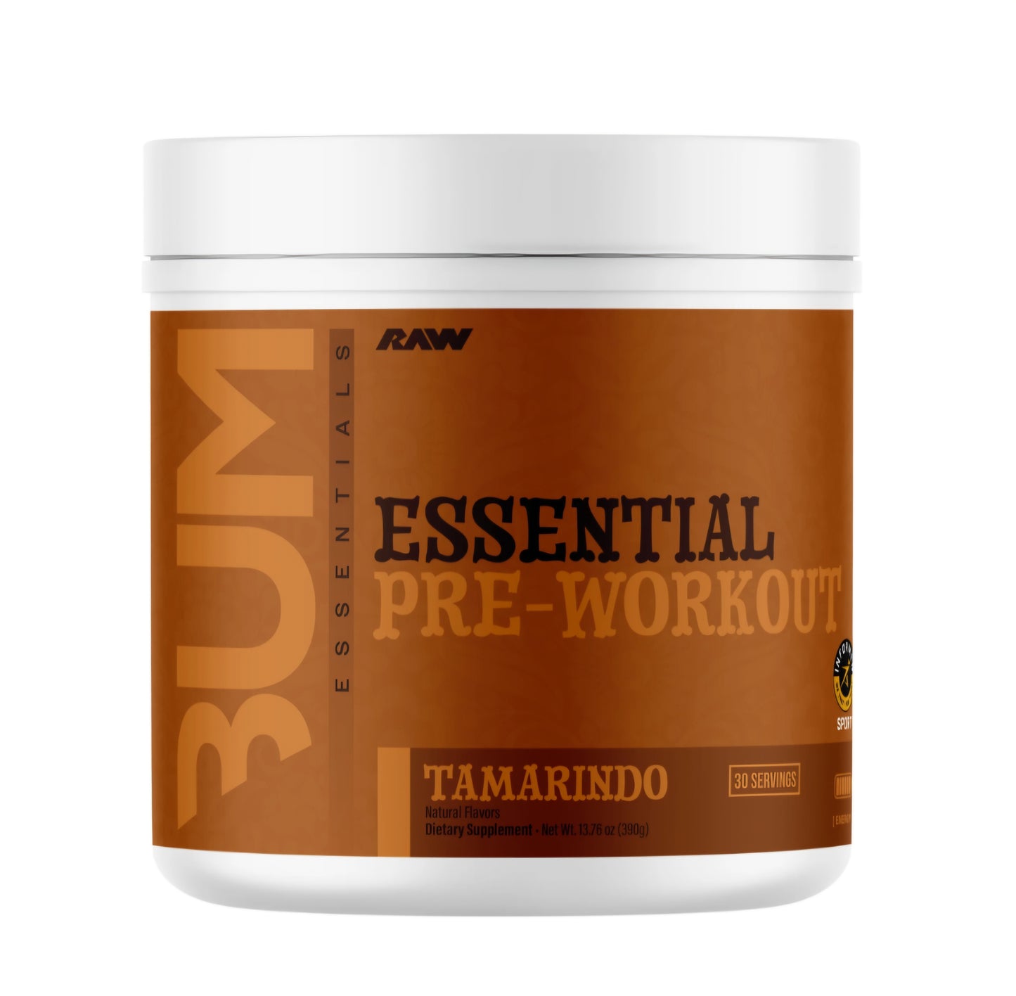 RAW CBUM ESSENTIAL PRE WORKOUT, 30 servicios