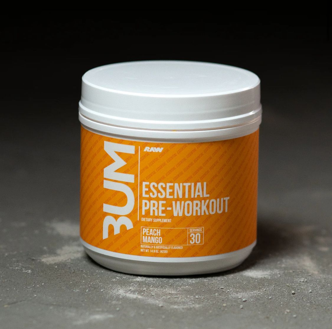 RAW CBUM ESSENTIAL PRE WORKOUT, 30 servicios