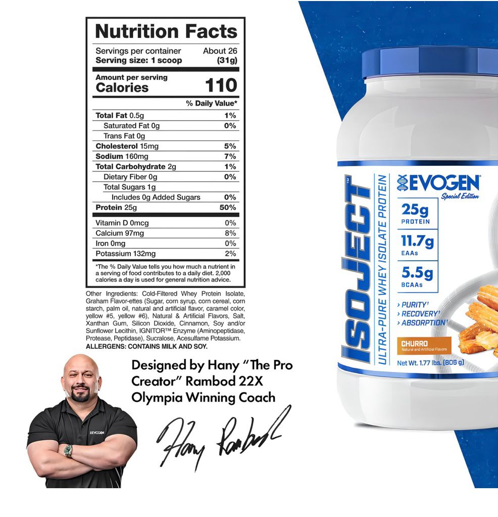 ISOJECT 2lbs, Evogen Nutrition
