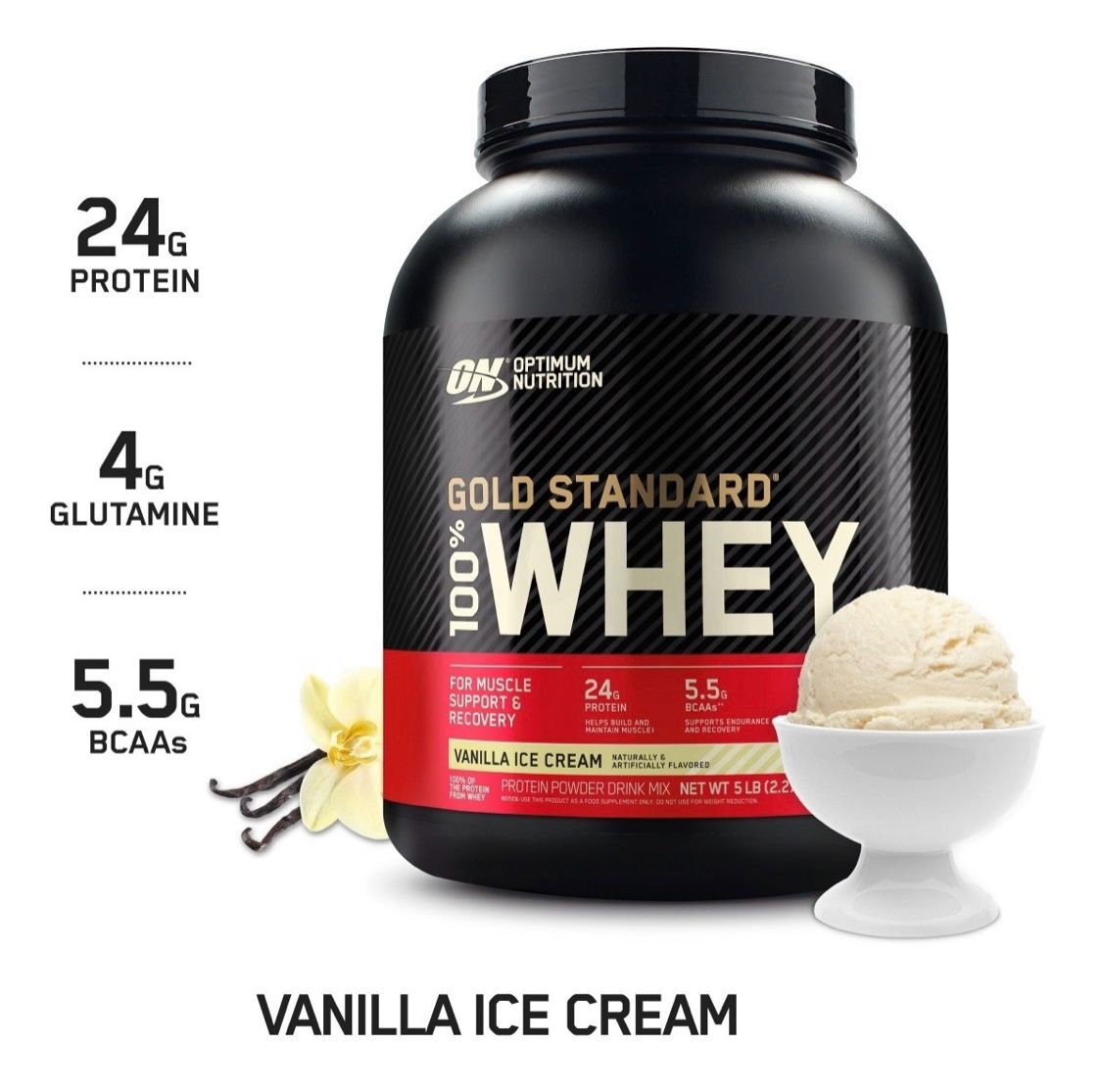 WHEY GOLD STANDARD 5lbs, Optimum Nutrition