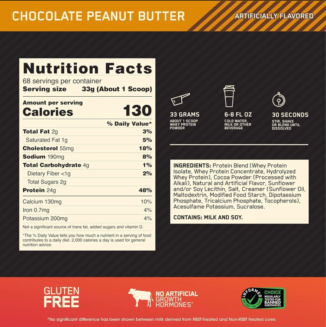 WHEY GOLD STANDARD 5lbs, Optimum Nutrition