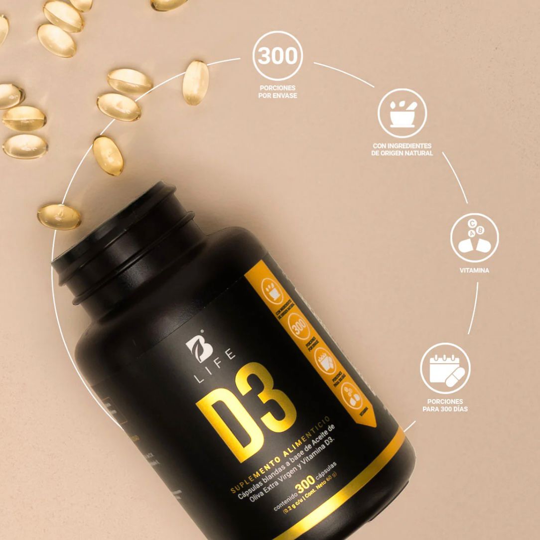 Vitamina D3 Blife - 300 caps