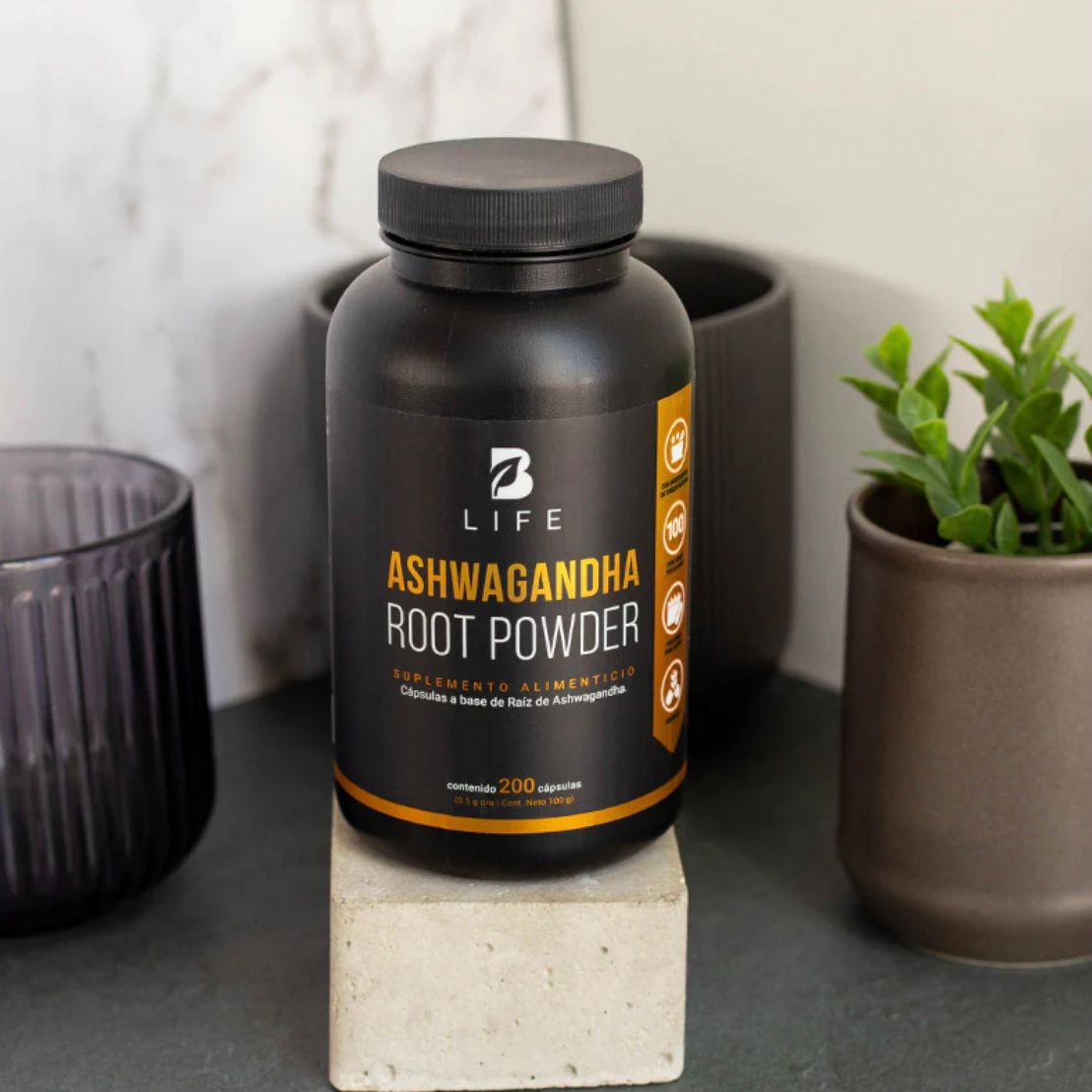 ASHWAGANDHA ROOT POWDER BLIFE - 200 caps