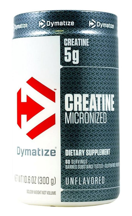 DYMATYZE Creatina micronizada, 300g/60 servicios