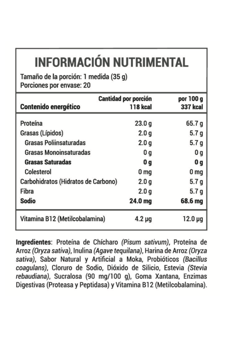 ISOLIF, aislado de chicharo y arroz